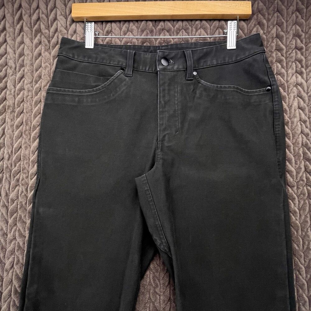 Lululemon ABC Utilitech Pants Mens 30x31 Black Slim Fit 5 Pocket Stretch